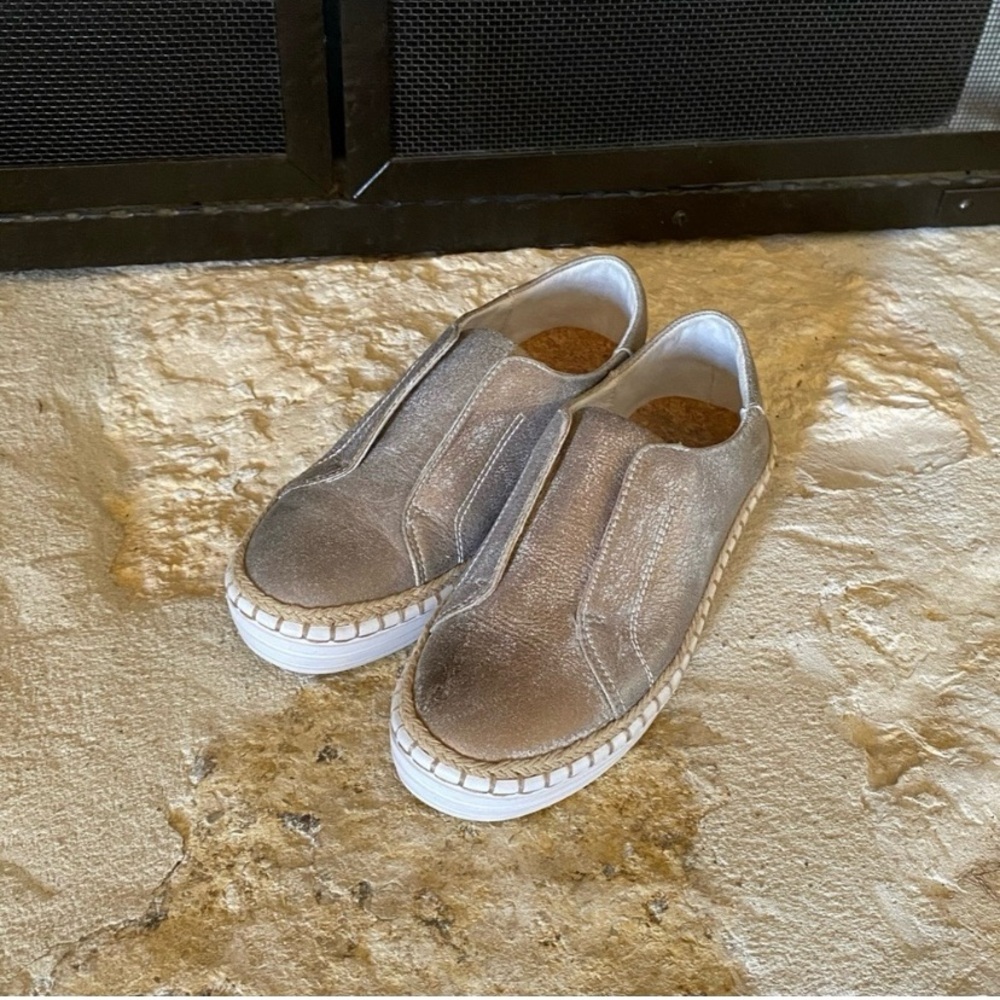 J. Slides Stylish Slip-On Shoes - Soft Gold